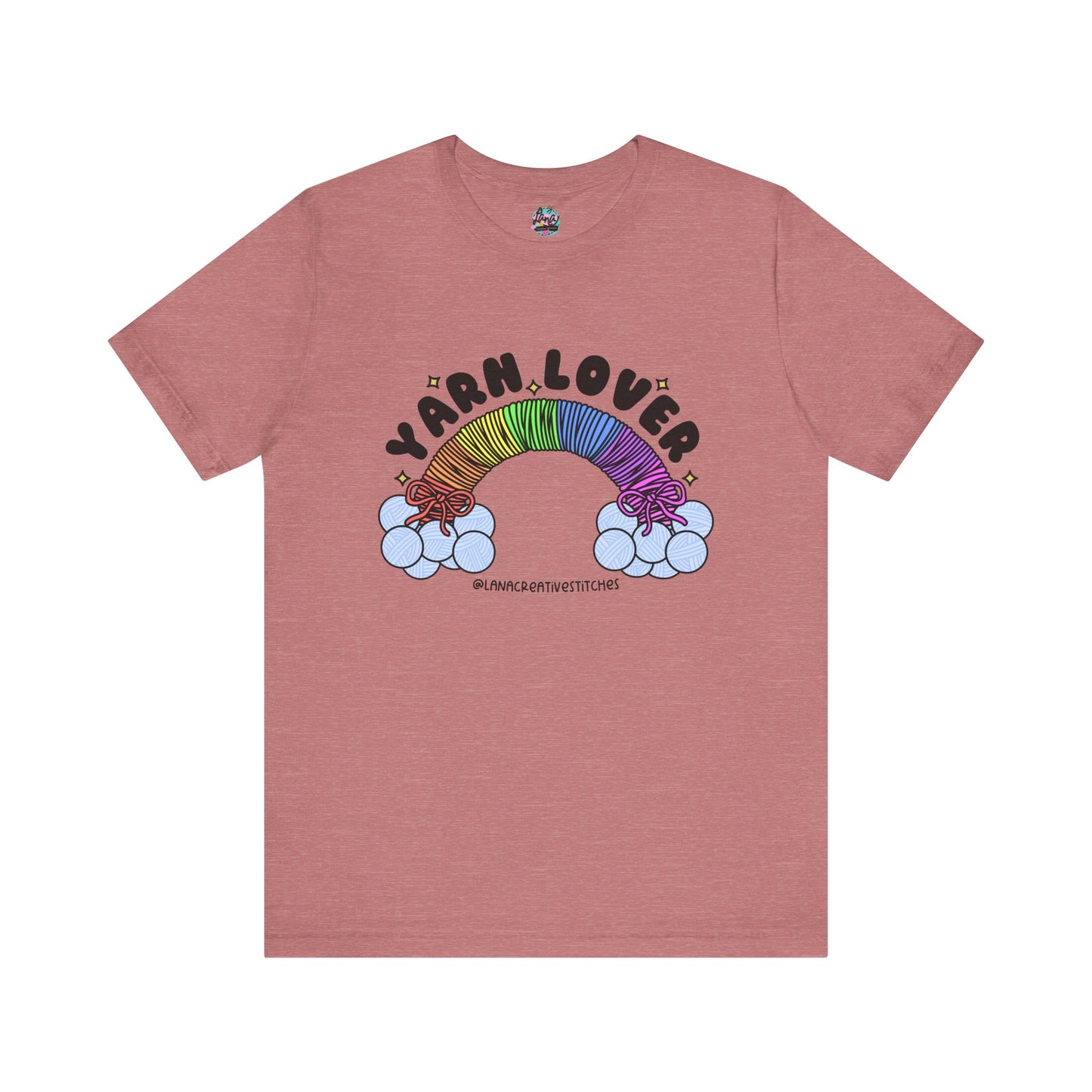 Unisex Jersey Short Sleeve Tee yarn lover tee, cotton tee, crew neck, shirt for her