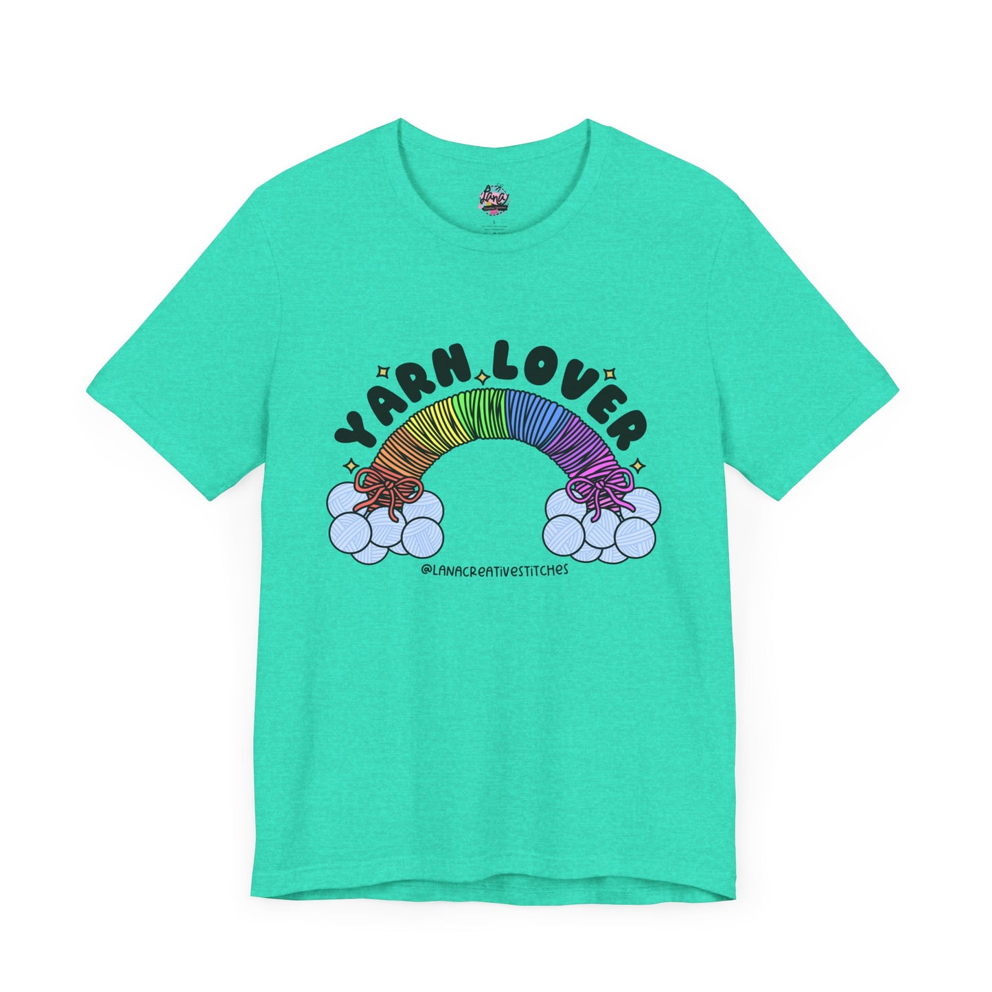 Unisex Jersey Short Sleeve Tee yarn lover tee, cotton tee, crew neck, shirt for her