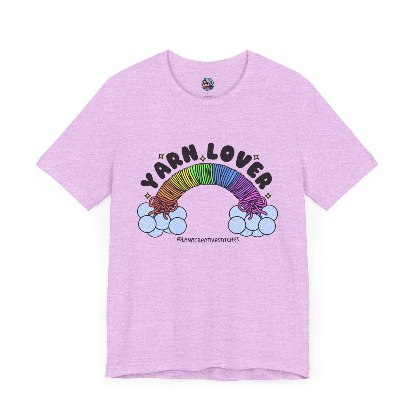 Unisex Jersey Short Sleeve Tee yarn lover tee, cotton tee, crew neck, shirt for her