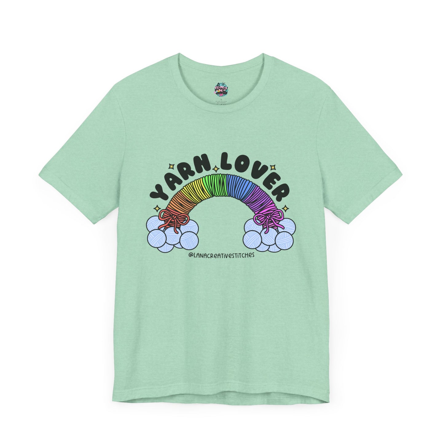 Unisex Jersey Short Sleeve Tee yarn lover tee, cotton tee, crew neck, shirt for her