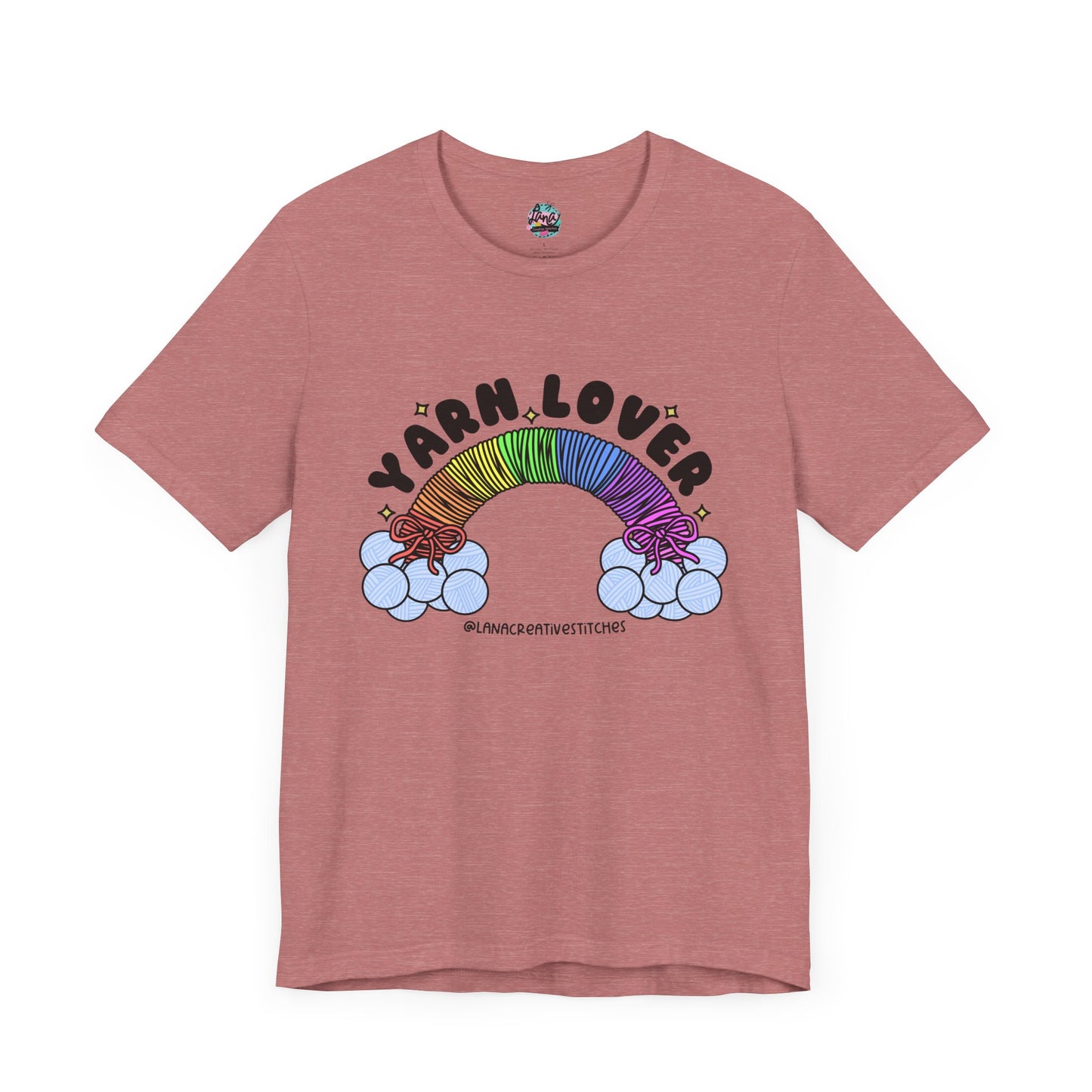 Unisex Jersey Short Sleeve Tee yarn lover tee, cotton tee, crew neck, shirt for her