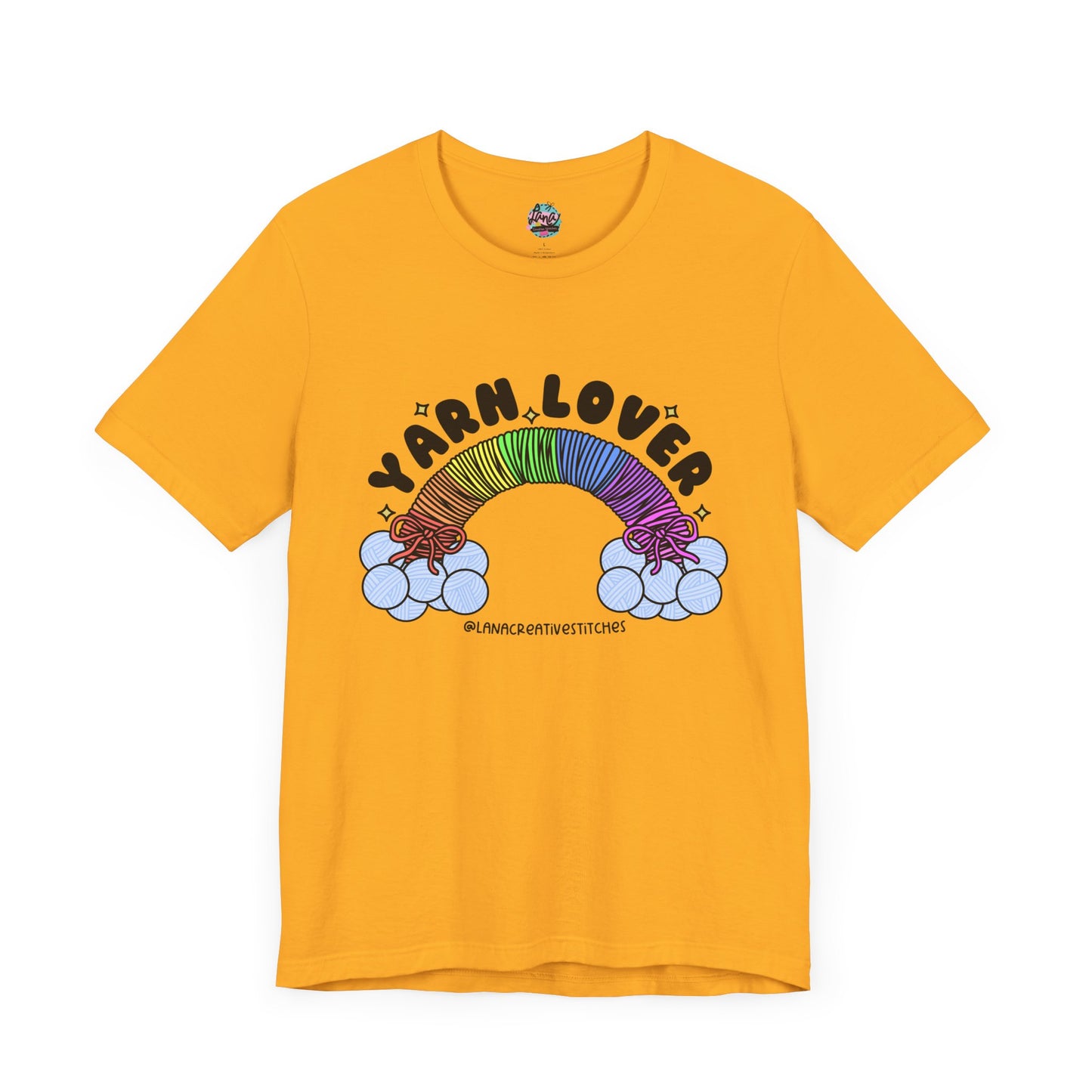 Unisex Jersey Short Sleeve Tee yarn lover tee, cotton tee, crew neck, shirt for her
