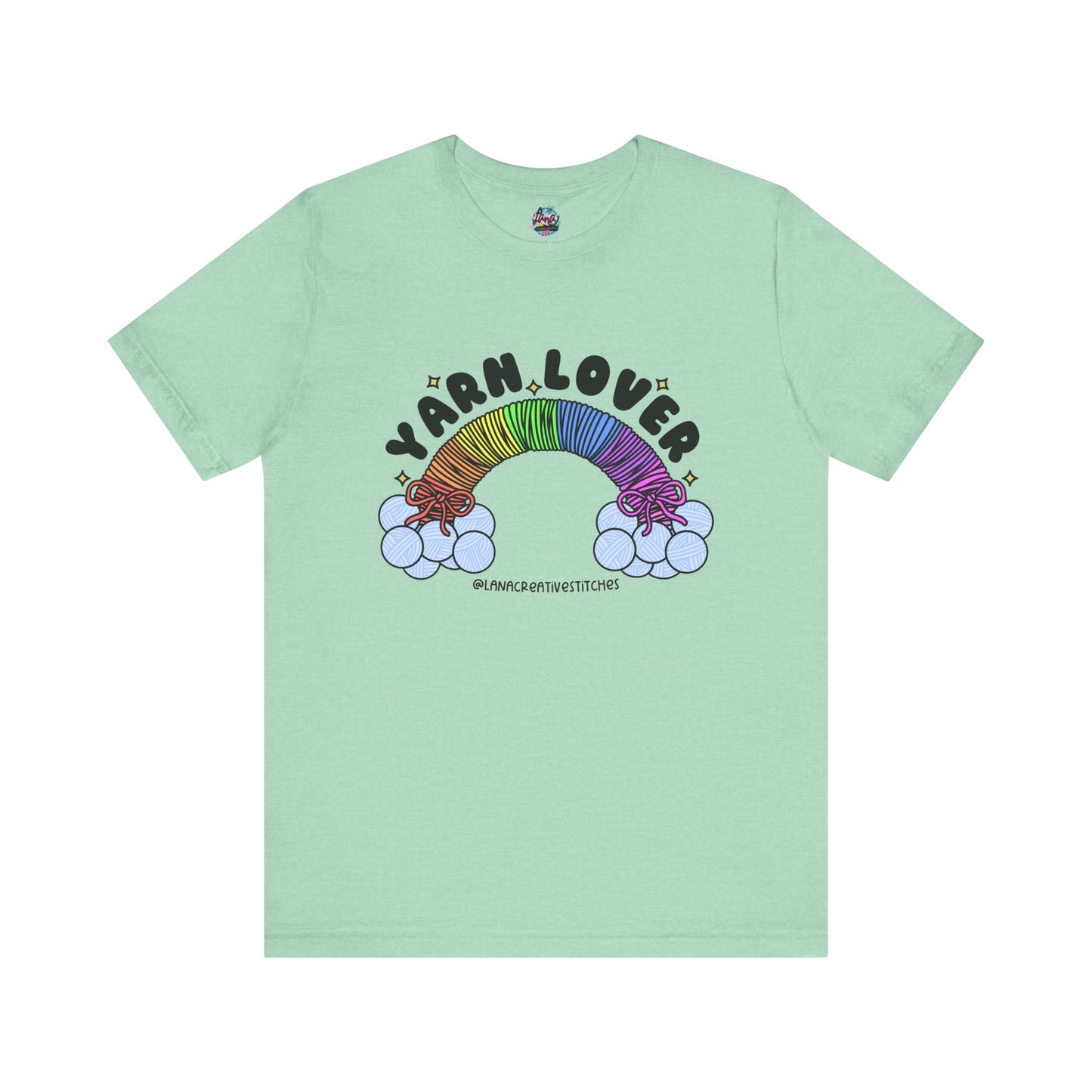 Unisex Jersey Short Sleeve Tee yarn lover tee, cotton tee, crew neck, shirt for her