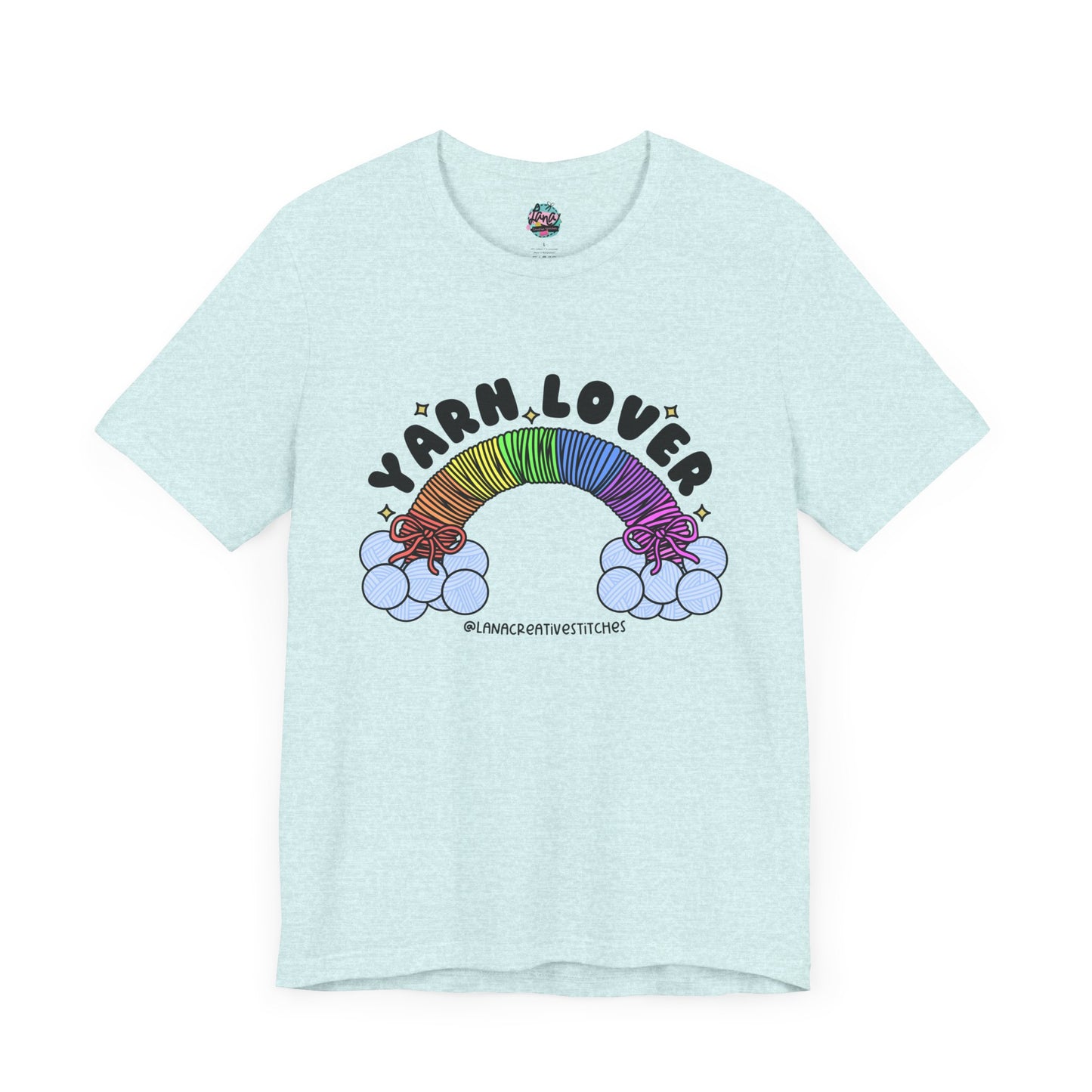 Unisex Jersey Short Sleeve Tee yarn lover tee, cotton tee, crew neck, shirt for her