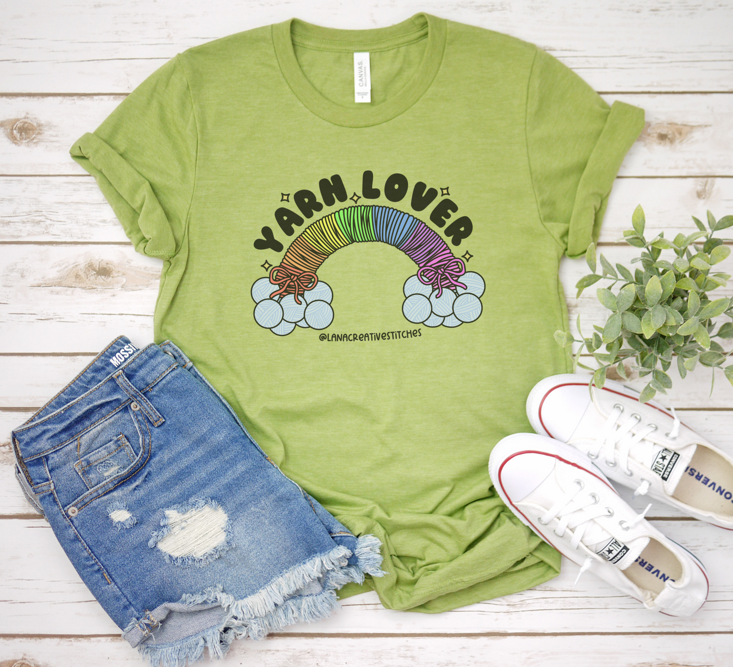 Unisex Jersey Short Sleeve Tee yarn lover tee, cotton tee, crew neck, shirt for her