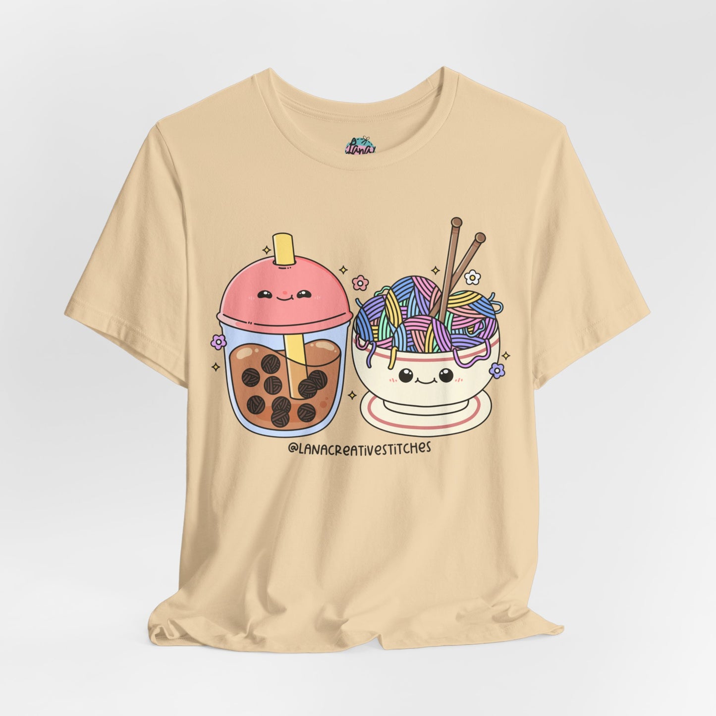 Camiseta de manga corta unisex | mercadería de crochet | mercadería de tejer | camisa para ella | camisa para el| camiseta de algodón | Bella lienzo