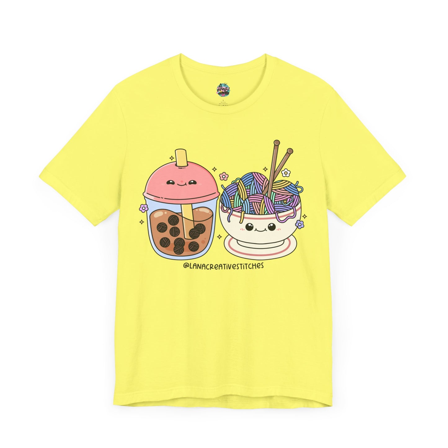 Camiseta de manga corta unisex | mercadería de crochet | mercadería de tejer | camisa para ella | camisa para el| camiseta de algodón | Bella lienzo