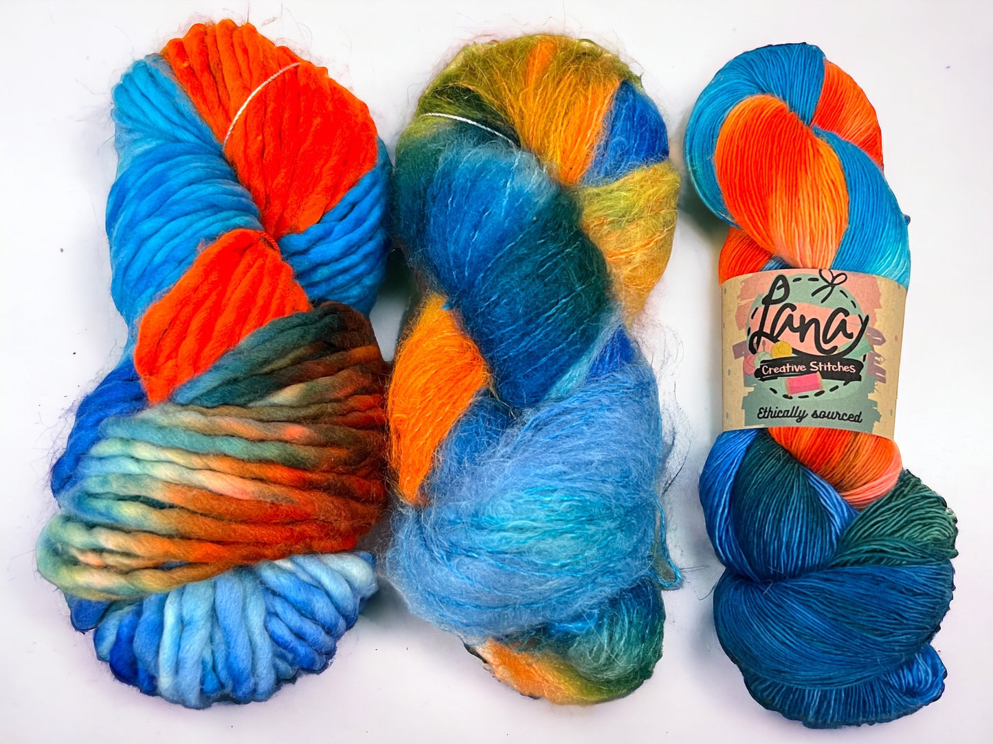 PRE-ORDER | santa Mónica sunset | super bulky merino wool hand dye yarn | ethically sourced yarn |