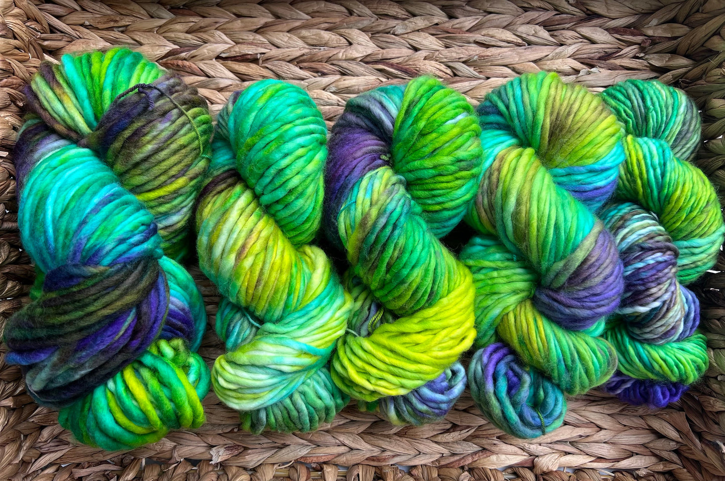 PRE-ORDER | magic forest | super bulky merino wool hand dye yarn | ethically sourced yarn |90 yards