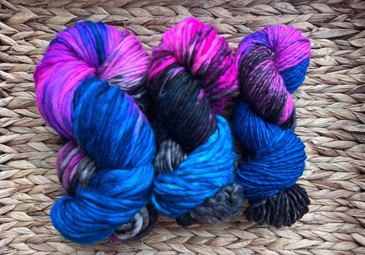 PRE-ORDER | paleta colourway | super bulky merino wool hand dye yarn | ethically sourced yarn |90 yards